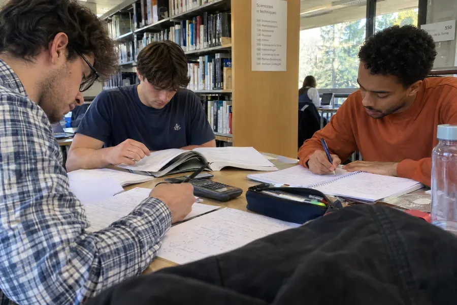 Révisions à la bibliothèque