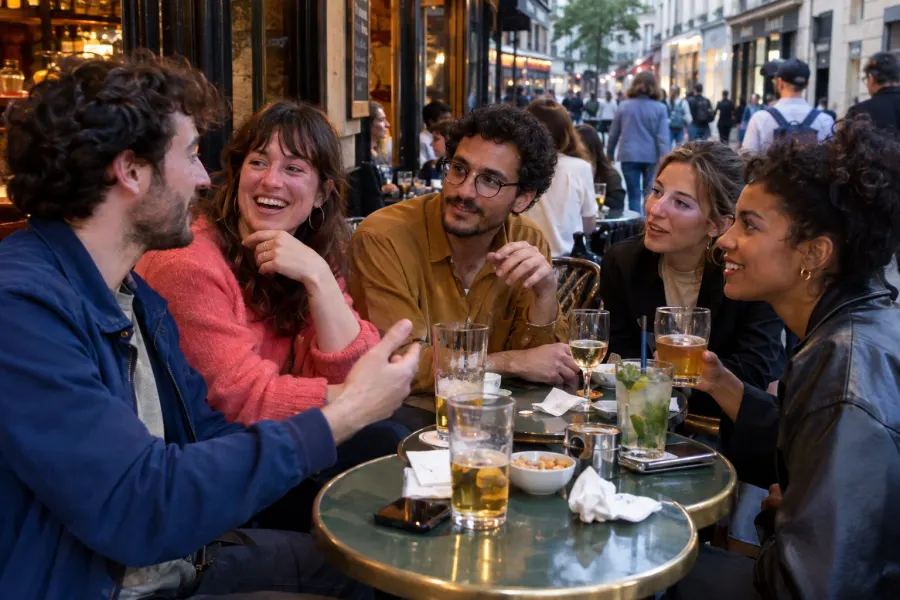 Un verre en terrasse
