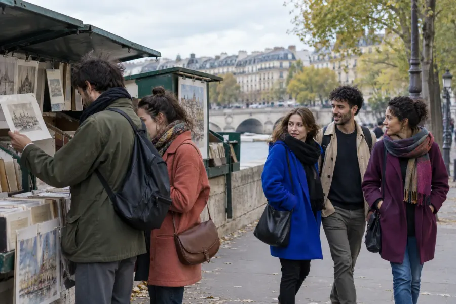 Balade sur les quais